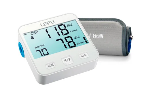 Lepu LBP70C manchette de bras supérieur numérique automatique moniteur de pression artérielle BP avec fonction vocale