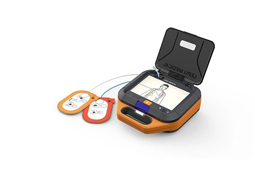 Lepu LeAED® Défibrillateur externe automatisé de machine AED portable de qualité médicale pour les premiers secours en RCR avec IP55 étanche à l'eau et à la poussière