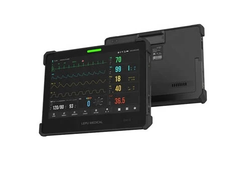 Lepu Medical Grade AIView VX Tablet Moniteur Patient Moniteur Multiparamètre Portable Moniteur de Signes Vitaux avec écran Tactile pour Hôpital Clinique Ward et Usage Domestique